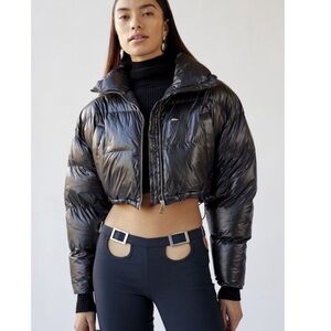 Urban Outfitters Taryn Cropped Puffer Jacket